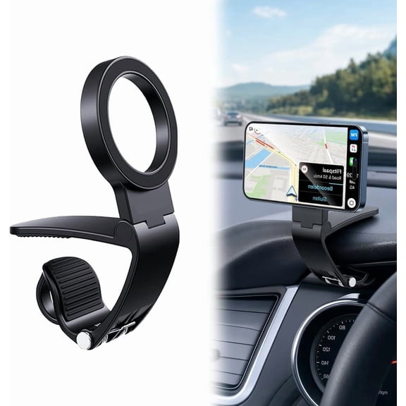 Magnetic Car Phone Mount Dashboard Clip Universal Handsfree Holder Stand
