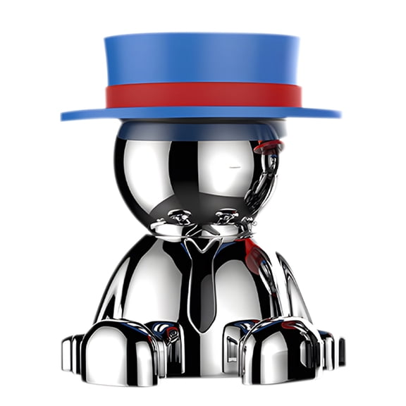 Magnetic Car Phone Mount - Fun Metal Figurine Design - Secure and Universal for All Smartphones