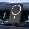 thumbnail image 1 of Magnetic Car Phone Mount with 15W Wireless Fast Charging, 360 Degree Rotating Holder for Safe Driving, Universal Phone Charger and Holder(Black), 1 of 6