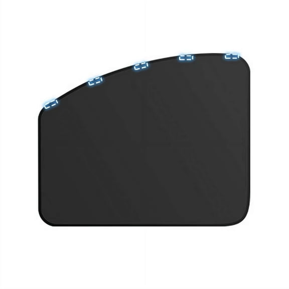Magnetic Car Side Window Sun Shades, Blackout Privacy Curtain, Foldable Heat Insulation Cover for Front/Rear Windows, Universal Fit
