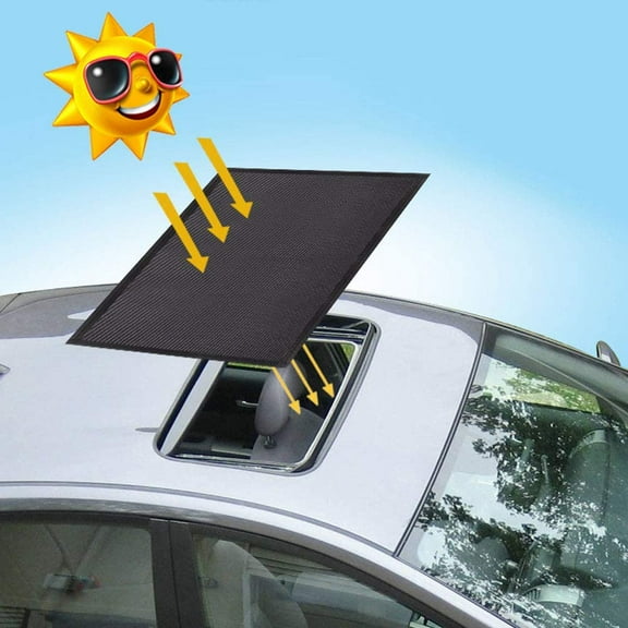 Magnetic Car Sunroof Sun Shade Breathable Mesh, Car roof Cover for Overnight Camping, Quick Install, UV Sun Protection for Moonroof and Side Window