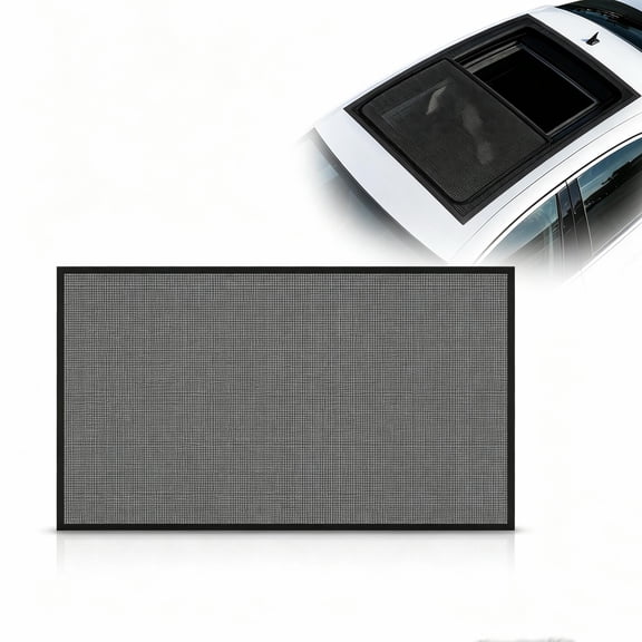 Magnetic Car Sunroof Sunshade & Mosquito Net - Universal Breathable Mesh Screen for Car Camping & Ventilation - UV Protection & Bug Shield - Easy Magnetic Setup - Fits Most SUVs, Sedans & Trucks