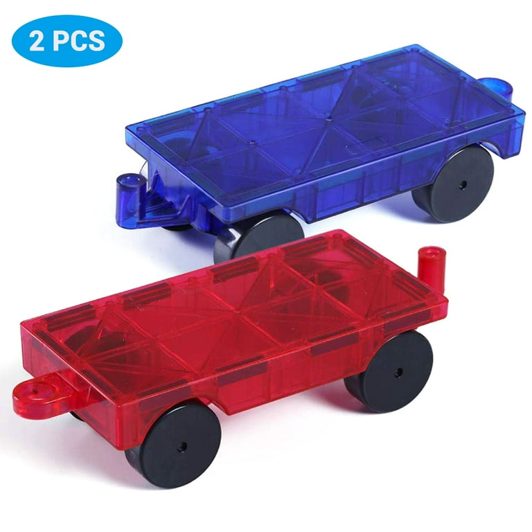 Magnetic Car Truck Wheel Set Magnetic Blocks Magnet Tiles Building