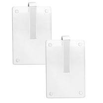 Magnetic Car Visor Photo Clip 2 Pack - Universal 3.5x2.5" Picture Frame Holder for Sun Visors - Strong Hold Without Damaging Car Interior