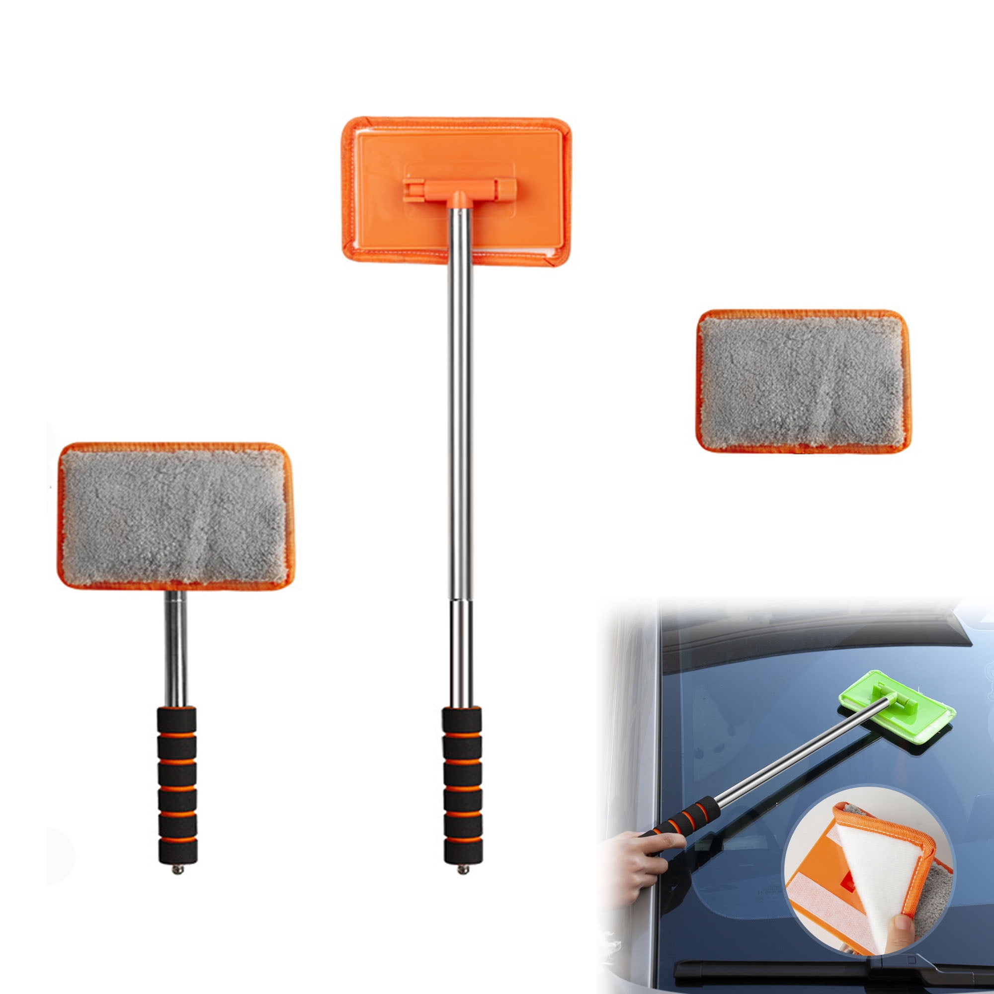 Window Cleaning Machine Tools Magnetic Car Windshield Cleaner, Upgraded Window Cleaning Tool with ...
