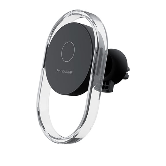 Magnetic Car Wireless Charger Mount,15W Fast Charging Phone Holder With Strong Adsorption And Intelligent Protection,360 Degree Rotating Vent Clip Stand Universal Smartphone Dock Stable Design