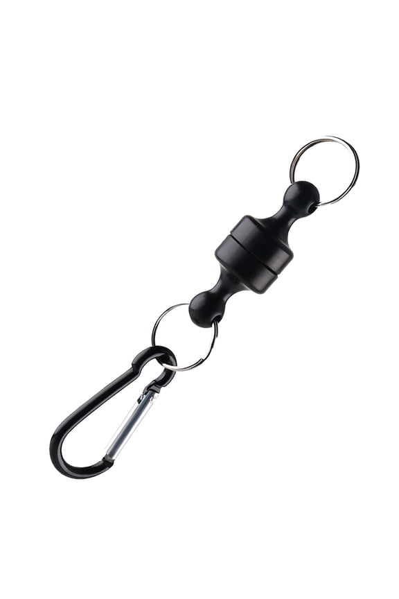 Magnetic Carabiner, Heavy Duty Stainless Steel Carabiner Magnetic Hooks, Magnet Hooks with Swivel Carabiner Hook for Key Chains, Wallets, Gym Bags, Gym Towels