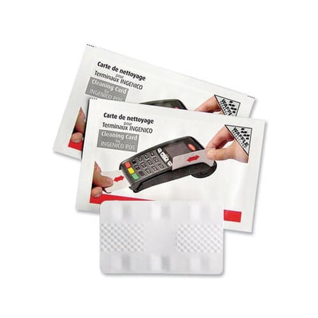 Magnetic Card Reader Cleaning Cards 2.1" x 3.35", 50/Carton