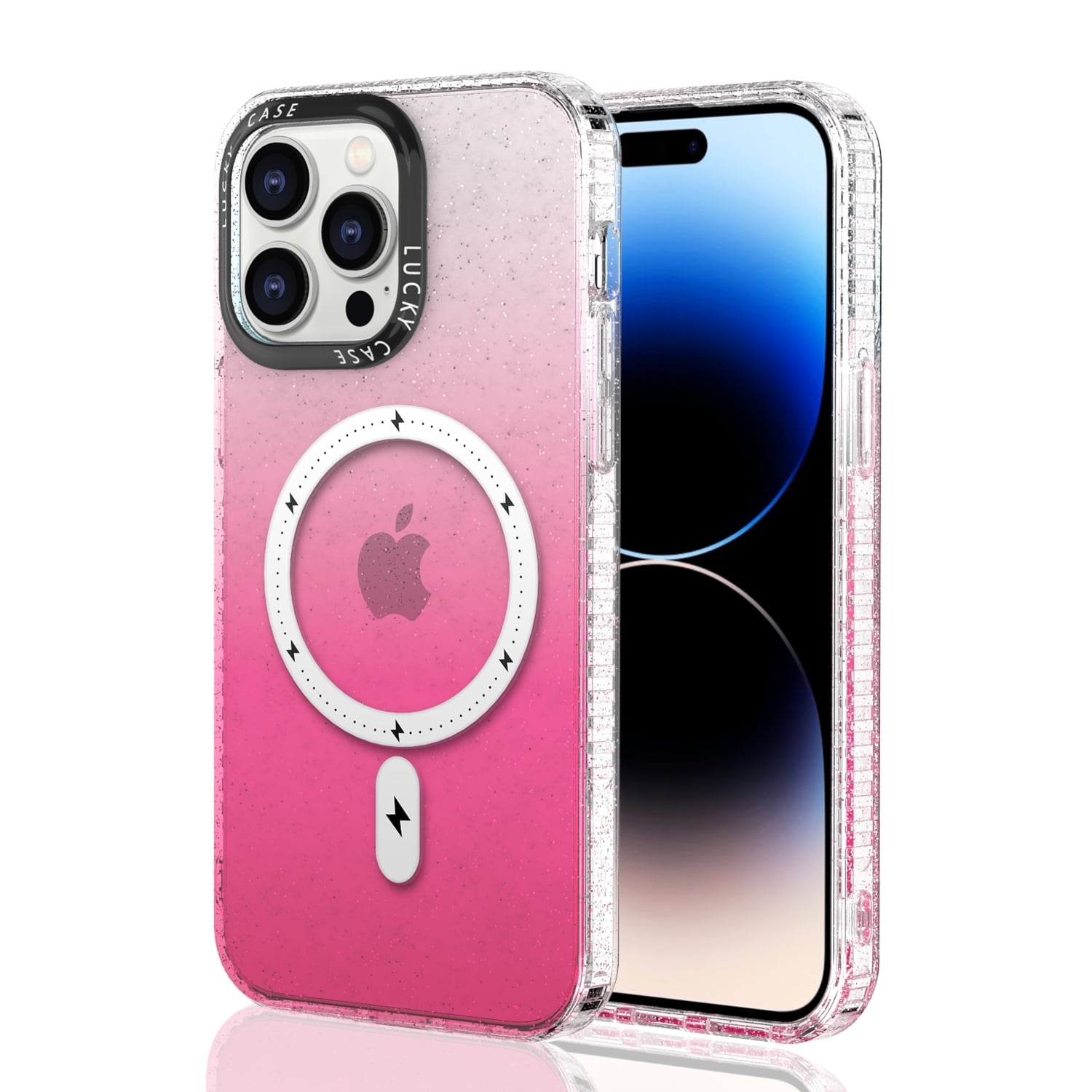 Apple iPhone 13 ピンク 本体 MagSafeケース付 Magnetic Case for Apple iPhone 13, iPhone 13 Magsafe Case