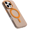 thumbnail image 1 of Magnetic Case for Apple iPhone 16 Pro, Compatible with Magsafe Ultra Slim Fit Rugged Hybrid Drop Protection Bumper Solid Color Case Cover for Apple iPhone 16 Pro, Orange, 1 of 6