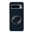 thumbnail image 1 of Magnetic Case Compatible with Google Pixel 8 with 360 Rotating Ring Kickstand, Aramid Carbon Fiber Ultra-Thin Shockproof Protective Cover Compatible with MagSafe, Darkblue, 1 of 7