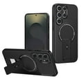 thumbnail image 1 of Magnetic Case Compatible for Samsung Galaxy S25 Ultra, [Built-in Kickstand] [Support Wireless Charging] [Military Grade Shockproof] Heavy Duty Rugged Case for Samsung Galaxy S25 Ultra, Black, 1 of 8