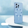 thumbnail image 1 of Magnetic Case Compatible with Strong MagSafe for iPhone 14 Plus, Liquid Frosted Case Shockproof Lightweight with Lens Protector Phone Cover for iPhone 14 Plus - 6.7 inch, Blue, 1 of 10