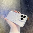 thumbnail image 1 of Magnetic Case Compatible with iPhone 13, Compatible with MagSafe Wireless Charging, Transparent Anti-Scratch Back Shockproof Protective Slim Thin Rugged Phone Case Cover,White, 1 of 8