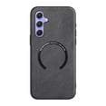 thumbnail image 1 of Magnetic Case Designed for Samsung Galaxy A24 4G, [Wireless Charging Compatible] [Camera Lens Protection] Classic Luxury PU Leather Non-Slip Slim Shockproof Cover for Galaxy A24 4G, Gray, 1 of 11