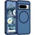thumbnail image 1 of Magnetic Case for Google Pixel 8 Pro [Compatible with Magsafe] [Dual Layer Military-Grade Protection] Heavy Duty Shockproof Rugged Protective Cover for Google Pixel 8 Pro 5G 6.7 inch, Blue, 1 of 14