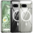 thumbnail image 1 of Magnetic Case for Google Pixel 8, Translucent Matte Anti-Fingerprint,Compatible with MagSafe,Slim Fit Shockproof Protective Phone Case for Pixel 8 Case (Clear), 1 of 12