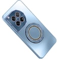 thumbnail image 1 of Magnetic Case for OnePlus 11 Case Kickstand & Ring Holder [Compatible with Magsafe][Bling Diamond Stand] Camera Lens Protector Prevents Oily Non-Slip Shockproof Case, Blue, 1 of 8