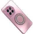 thumbnail image 1 of Magnetic Case for OnePlus 12 Case Kickstand & Ring Holder [Compatible with Magsafe][Bling Diamond Stand] Camera Lens Protector Prevents Oily Non-Slip Shockproof Case, Pink, 1 of 8