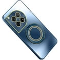 thumbnail image 1 of Magnetic Case for OnePlus ACE 2 Pro Case Kickstand & Ring Holder [Compatible with Magsafe][Bling Diamond Stand] Camera Lens Protector Prevents Oily Non-Slip Shockproof Case, Dark Blue, 1 of 8