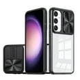thumbnail image 1 of Magnetic Case for Samsung Galaxy A15 with Sliding Camera Cover, [Compatible with MagSafe] Drop Protection Camera Privacy Case Shockproof Clear Back Slim Mag-Safe Phone Case Cover, Black, 1 of 6