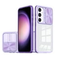 thumbnail image 1 of Magnetic Case for Samsung Galaxy A25 5G with Sliding Camera Cover, [Compatible with MagSafe] Drop Protection Camera Privacy Case Shockproof Clear Back Slim Mag-Safe Phone Case Cover, Purple, 1 of 6