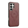thumbnail image 1 of Magnetic Case for Samsung Galaxy A53 5G Luxury Premium PU Leather [Compatible with MagSafe] Shockproof Slim Anti-Scratch Dust-Proof Lightweight Phone Cover For Samsung Galaxy A53 5G,Winered, 1 of 5