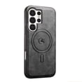 thumbnail image 1 of Magnetic Case for Samsung Galaxy A53 5G Luxury Premium PU Leather [Compatible with MagSafe] Shockproof Slim Anti-Scratch Dust-Proof Lightweight Phone Cover For Samsung Galaxy A53 5G,Black, 1 of 5