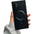 thumbnail image 1 of Magnetic Case for Samsung Galaxy Note 20 Case [Compatible with MagSafe] Camera Protection Soft Silicone Anti-Fingerprint Anti-Scratch Shockproof Case for Women Men, Black, 1 of 8
