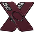 thumbnail image 1 of Magnetic Case for Samsung Galaxy Note 20 Ultra (Not Note 20) Compatible with Magsafe, Military-Grade Shockproof Case with Built-in Magnet Circle for Samsung Galaxy Note 20 Ultra, MS Claret, 1 of 18