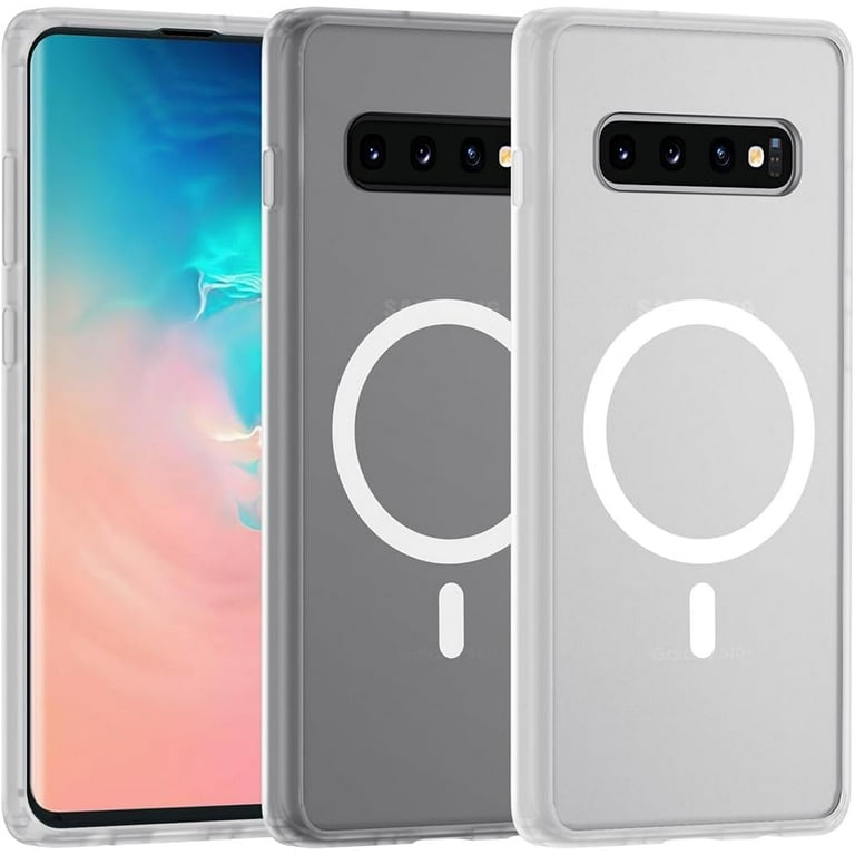 Magnetic Case for Samsung Galaxy S10 Plus, Translucent Matte Anti-Fingerprint,Compatible with MagSafe,Slim Fit Shockproof Protective Phone Case for Galaxy S10+ Plus Case (Transparent White) - Walmart.com Magnetic Case for Samsung Galaxy S10 Plus, Translucent Matte Anti-Fingerprint,Compatible with MagSafe,Slim Fit Shockproof Protective Phone Case for Galaxy S10+ Plus Case (Transparent White) - Walmart.com
