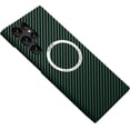 thumbnail image 1 of Magnetic Case for Samsung Galaxy S21 Ultra Case Compatible with MagSafe Carbon Fiber Slim Ultra Aramid Fiber Anti-Scratch MIL-Grade Protection Shockproof Case, Green, 1 of 8