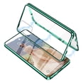 thumbnail image 1 of Magnetic Case for Samsung Galaxy S22 Ultra, TECH CIRCLE Double Sided Clear Tempered Glass Phone Case Magnetic Adsorption Full Protective Support Wireless Charger Case for Galaxy S22 Ultra,Green, 1 of 5