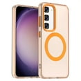 thumbnail image 1 of Magnetic Case for Samsung Galaxy S23 Plus, Slim Fit Anti-Scratch Compatible with Magsafe Not-Yellowing Shockproof Anti-Scratch Bumper Rugged Protective Phone Case for Samsung Galaxy S23 Plus, Orange, 1 of 7