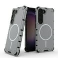thumbnail image 1 of Magnetic Case for Samsung Galaxy S23 Plus [Support Wireless Charging] [Military Grade Drop Protection] Enhanced Corners Shockproof Solid Color Cover for Samsung Galaxy S23 Plus 6.6 inch, Lightgray, 1 of 8