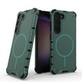 thumbnail image 1 of Magnetic Case for Samsung Galaxy S23 [Support Wireless Charging] [Military Grade Drop Protection] Enhanced Corners Shockproof Solid Color Cover for Samsung Galaxy S23 6.1 inch, Darkgreen, 1 of 8