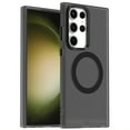 thumbnail image 1 of Magnetic Case for Samsung Galaxy S23 Ultra, Slim Fit Anti-Scratch Compatible with Magsafe Not-Yellowing Shockproof Anti-Scratch Bumper Rugged Protective Phone Case for Samsung Galaxy S23 Ultra, Black, 1 of 4