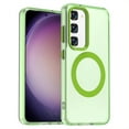 thumbnail image 1 of Magnetic Case for Samsung Galaxy S24 FE, Slim Fit Anti-Scratch Compatible with Magsafe Not-Yellowing Shockproof Anti-Scratch Bumper Rugged Protective Phone Case for Samsung Galaxy S24 FE, Green, 1 of 7