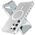 thumbnail image 1 of Magnetic Case for Samsung Galaxy S24 Ultra - Compatible with Mag-Safe & Magnetic Car Phone Mount, Wave Edge Non-Slip Thin Phone Case Frosted Protective Cover for Samsung Galaxy S24 Ultra, Clear, 1 of 6