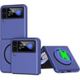 thumbnail image 1 of Magnetic Case for Samsung Galaxy Z Flip 4, [Compatible with MagSafe] Dual Layer Military Grade Drop Shockproof Anti-Scratch [Wireless Charging] Phone Case for Samsung Galaxy Z Flip4 QHMS-Blue, 1 of 10