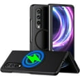 thumbnail image 1 of Magnetic Case for Samsung Galaxy Z Fold 4, [Compatible with MagSafe] Dual Layer Military Grade Drop Shockproof Anti-Scratch [Wireless Charging] Phone Case for Samsung Galaxy Z Fold4 QHMS-Black, 1 of 11
