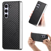 Magnetic Case for Samsung Galaxy Z Fold 5, [Compatible with MagSafe] Military Grade Drop Shockproof Anti-Scratch [Wireless Charging] Phone Case for Samsung Galaxy Z Fold 5,Black