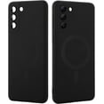 thumbnail image 1 of Magnetic Case for Samsung Galaxy S21 Case for Women Men Compatible with Magsafe, Soft TPU Shockproof Protective Case with Camera Protector - Black, 1 of 14