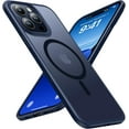 thumbnail image 1 of Magnetic Case for iPhone 11 Pro Max Case,[MIL-Grade Drop Tested & Compatible with MagSafe],Shockproof Phone 11 Pro Max Case 6.5 Inch, Blue, 1 of 12