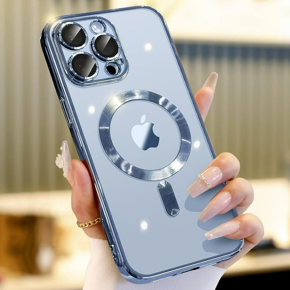 Magnetic Case for iPhone 15 Pro Max Case Slim [Compatible with Magsafe] [Not Yellowing] Slim for iPhone 15 ProMax Case Blue