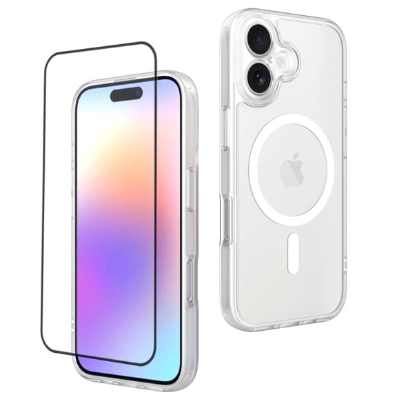 Magnetic for iPhone 17 Case, Shockproof Slim Full-Coverage Camera Protection, Durable Drop Proof Clear Protective Magnetic Phone Case