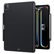 Magnetic Case for iPad Pro 12.9 2018 2022, 3rd 6th Gen & iPad Air 13 2024 M2 / 2025 M3, Compatible with Magic Keyboard & Smart Keyboard Folio, Slim Protective Cover with Pencil Holder