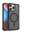 thumbnail image 1 of Magnetic Case for iPhone 11 Case [Military-Grade Drop Protection & Compatible with Mag-Safe] Skin-Feel Back Phone Cover, Enhanced Corners Shockproof Case for iPhone 11, Black, 1 of 7