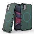 thumbnail image 1 of Magnetic Case for iPhone 11, Compatible with Mag-Safe, Classic Hybrid Magnetic Phone Case, Military Grade Drop Protection, Scratch-Resistant Back Rugged Cover for iPhone 11, Darkgreen, 1 of 8