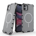 thumbnail image 1 of Magnetic Case for iPhone 11 [Compatible with Mag-Safe] [Heavy Duty Military Grade Drop Protection] Enhanced Corners Shockproof Solid Color Phone Cover for iPhone 11 6.1 inch, Lightgray, 1 of 8